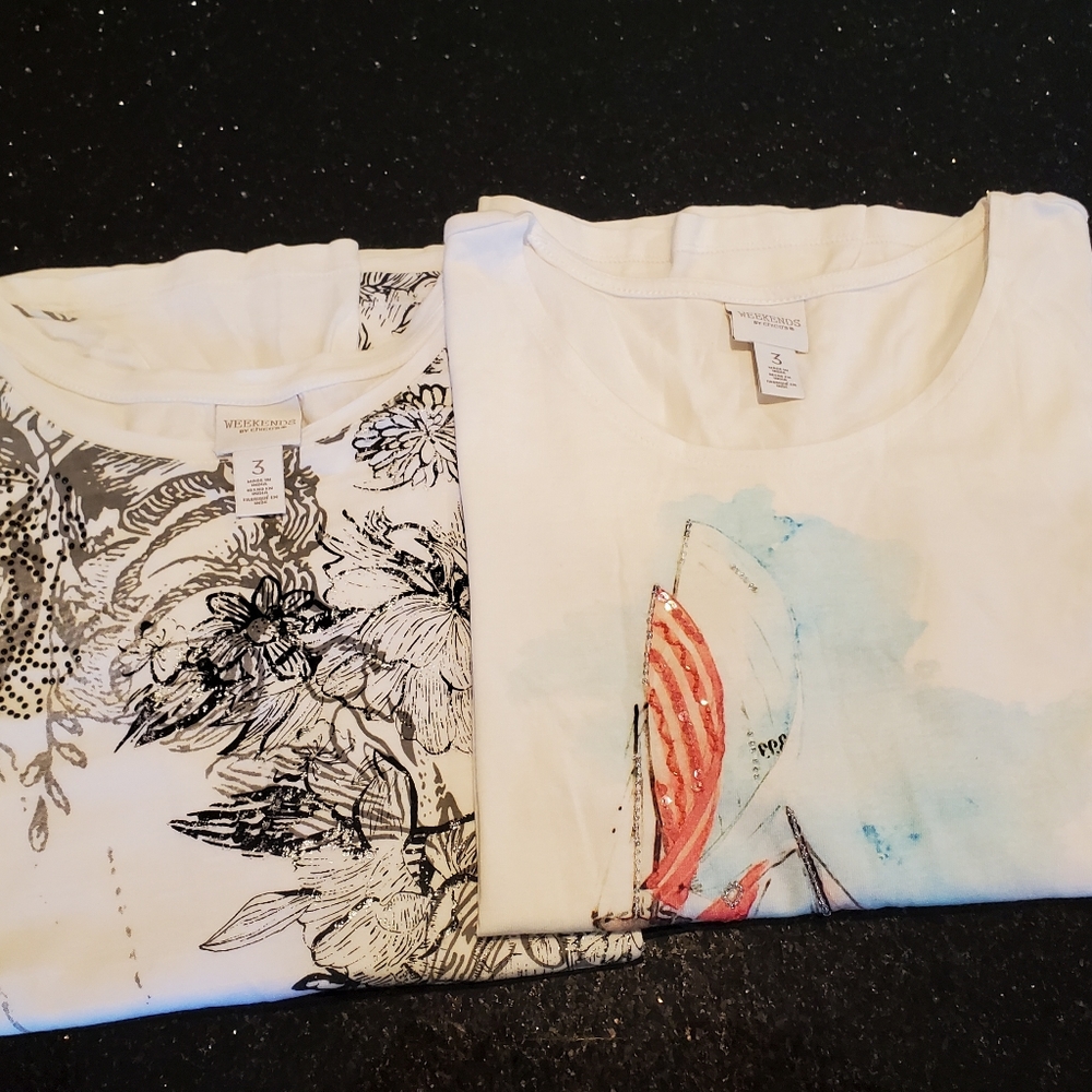 Two Chico's Summer Tops
